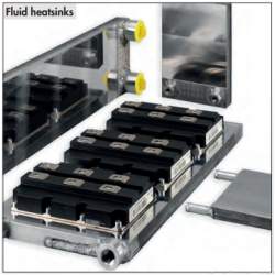 Fluid heatsinks by Fischer Elektronik